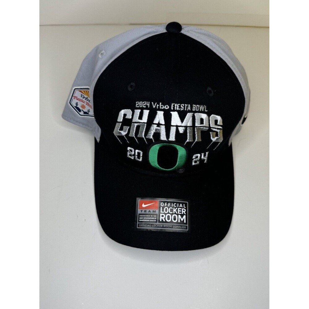 Oregon Ducks Nike Brand 2024 VRBO Fiesta Bowl CHAMPIONS HAT Adjustable BRAND NEW